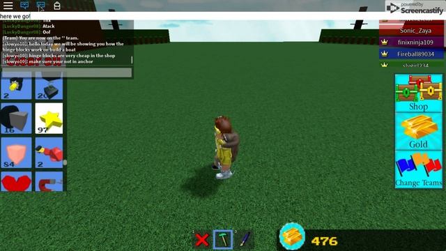 HOW TO USE THE ROBLOX HINGE BLOCK (Build A Boat For Treasure) смотреть онлайн