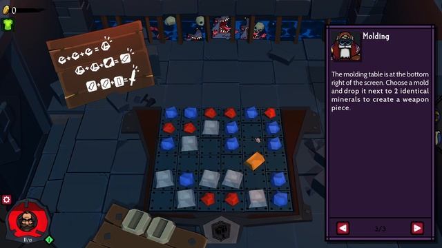 Puzzle Forge Dungeon Gameplay PC GAME Early Stage смотреть онлайн