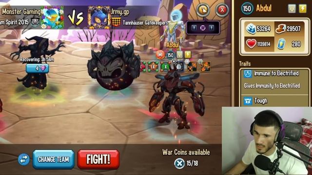 THIS TRIO IS OVERPOWERED IN MONSTER LEGENDS! | TEAM WARS AGAINST TANNHAUSER GATEKEEPERS смотреть онлайн