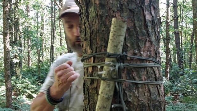 Spring Spear Trap - lethal - Primitive Survival смотреть онлайн