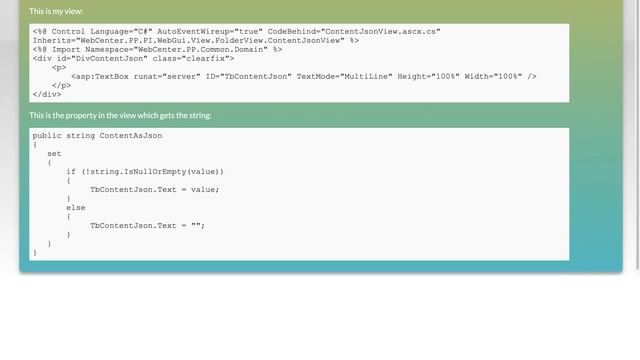Can I use JSON.Stringify in code-behind of an ASP.Net project? смотреть онлайн