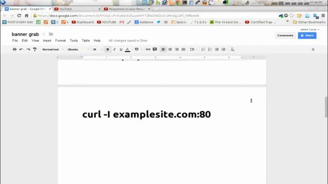 Banner Grabbing w Curl and Telnet смотреть онлайн