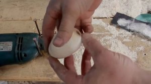 Как сделать деревянное яйцо