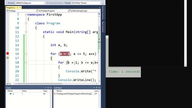 Pyramid Assignment in C# Loop смотреть онлайн