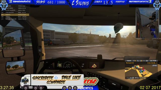 #90_KM/H INDEPENDIENTES ETS2 EURO TRUCK SIMULATOR 2 1.27 смотреть онлайн