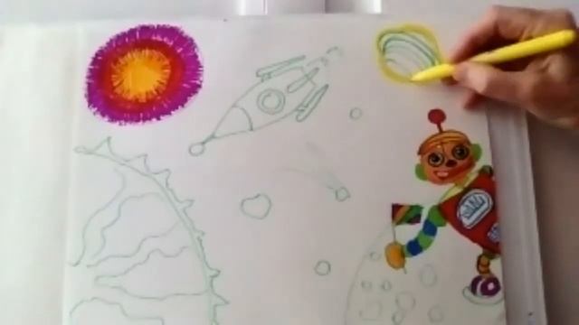 РИСОВАНИЕ - КОСМОС смотреть онлайн