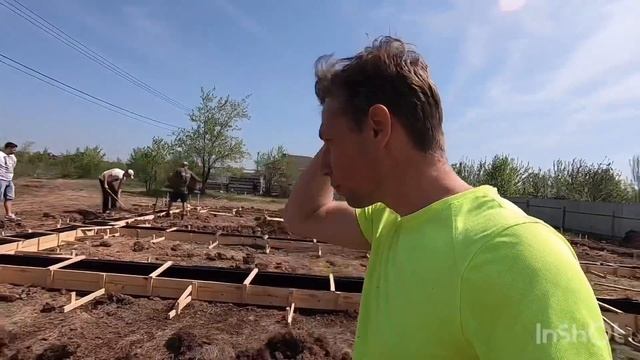 Стройка дома (часть 3) - заливаем фундамент смотреть онлайн