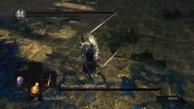 Dark Souls Giant Dad Secret Bossfight смотреть онлайн
