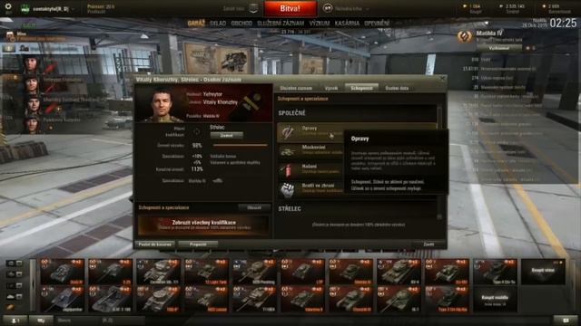 World of Tanks CZ Matilda IV смотреть онлайн