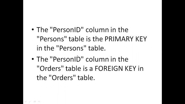 "SQL KEYS" (Part II foreign key) in D.B.M.S смотреть онлайн