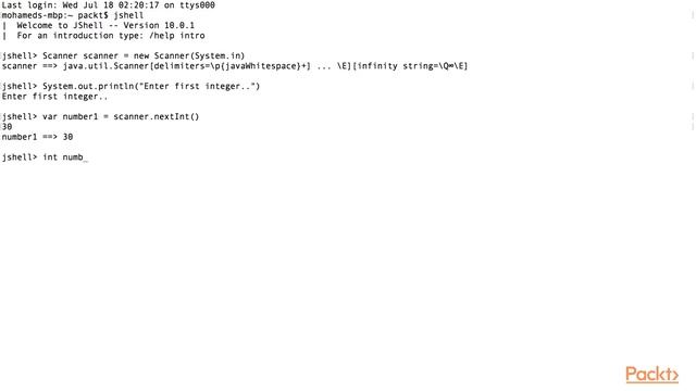 Hands-on Java 10 Programming with JShell: The Course Overview | packtpub.com смотреть онлайн
