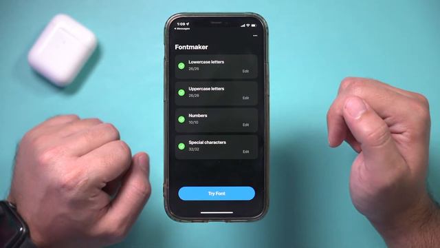 How to Send Messages in your own Handwriting on iPhone - Fontmaker App Tutorial смотреть онлайн