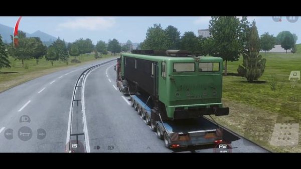 Truckers of Europe 3| Heavy load 128 tons. Везу повозку весом 128 тонн