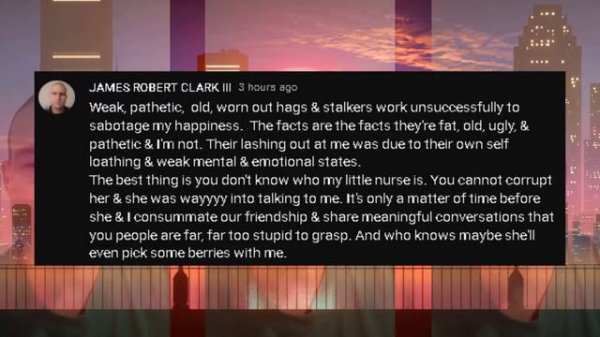 James Robert Clark III: Psychotic Behavior Towards a Nurse