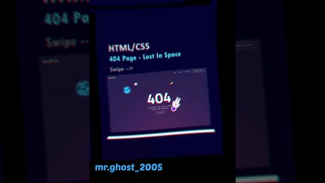 404 error page using html,css,js|@mr.ghost_2005 |in insta :- mr.ghost_2005 смотреть онлайн