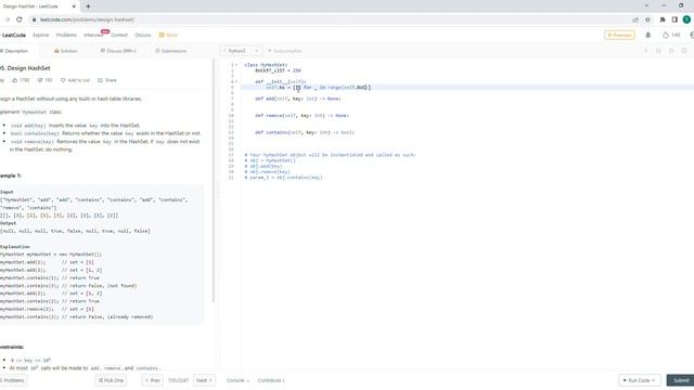 April 21/2022 LeetCode Challenge: Design HashSet смотреть онлайн