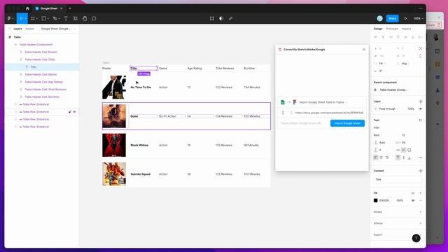 Figma Tutorial: Import Google Sheets to Figma with one click смотреть онлайн