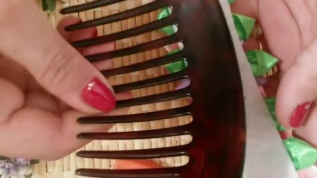 Гребень на голову с цветами канзаши DIY смотреть онлайн