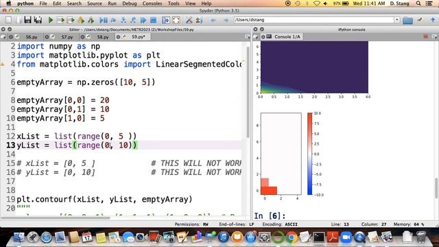 METR2021 - Lab 3 - Segment 9: MatPlotLib Contour Function смотреть онлайн