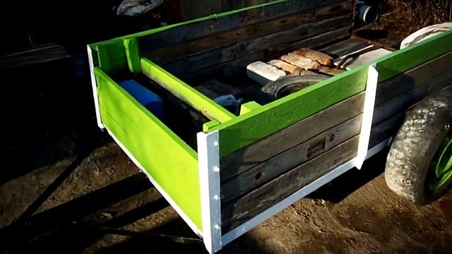 Прицеп на мотоблок своими руками. смотреть онлайн