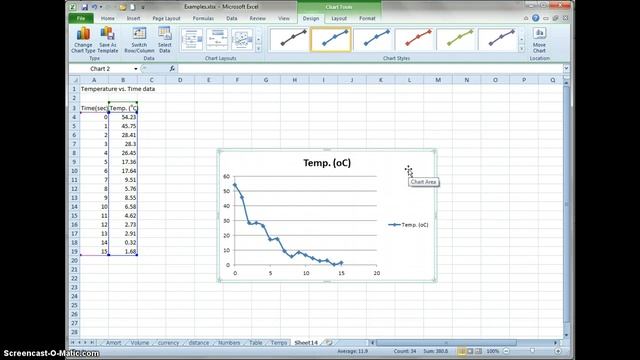 Creating an XY scatter graph смотреть онлайн