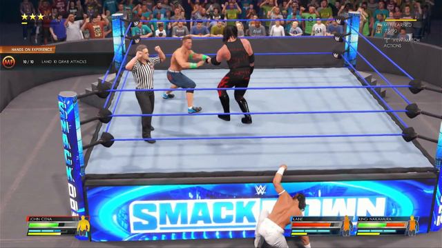 WWE2K22 - John Cena Vs Kane & Shinsuke Nakamura 2 On 1 Handicap