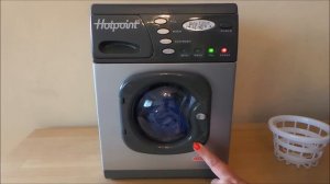 Its My Washing Day using the Casdon  Toy Hotpoint Washing Machine with effects