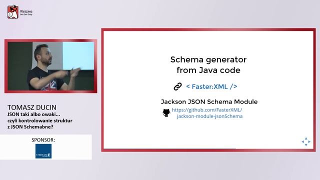 WJUG #169 - JSON taki albo owaki... czyli kontrolowanie struktur z JSON Schema - Tomasz Ducin смотреть онлайн