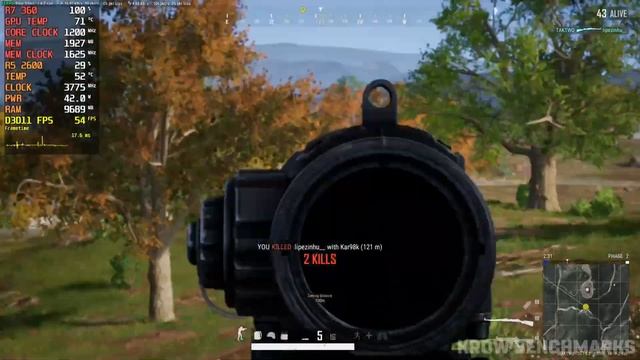 PUBG: BATTLEGROUNDS | R7 360 2GB + R5 2600 | 1080p, Custom Settings смотреть онлайн