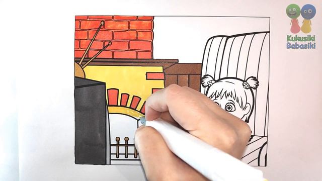 №222 👱♀️🐻 Masha And The Bear Coloring Book 🎨 Coloring Pages Masha And Bear Kids Cartoons 🌈 Paintin