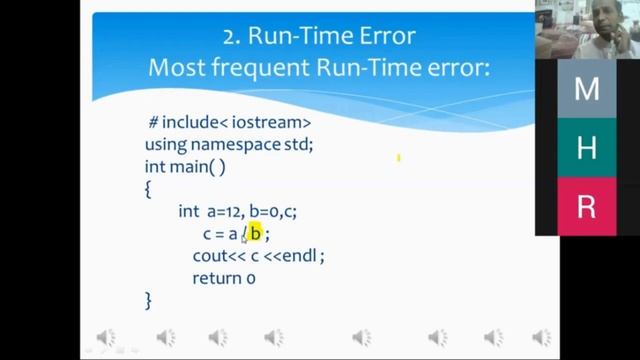 "An Example of Run Time Error in Programming in C++" By Assistant Professor Muhammad Shahzad смотреть онлайн