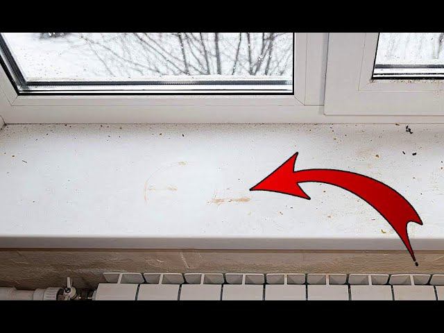 Как за 5 минут восстановить убитый пластиковый подоконник своими руками, сможет каждый смотреть онлайн