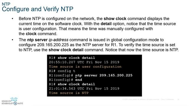 CCNA 7 ENSA Enterprise Networks, Security and Automation- Module 10 Network Management part 1 смотреть онлайн