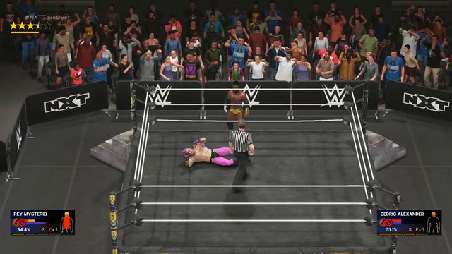 [WWE 2K19] Rey Mysterio vs. Cedric Alexander (WWE Cruiserweight Championship) смотреть онлайн