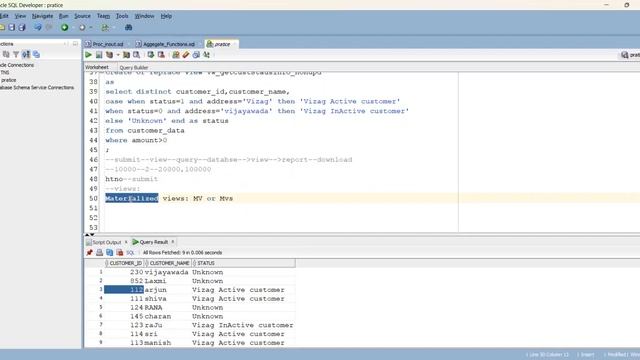Oracle view with case statements смотреть онлайн