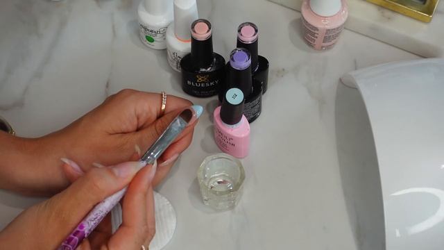 COLOURFUL PASTEL SUMMER NAILS |  FRENCH TIP ON REAL NAILS