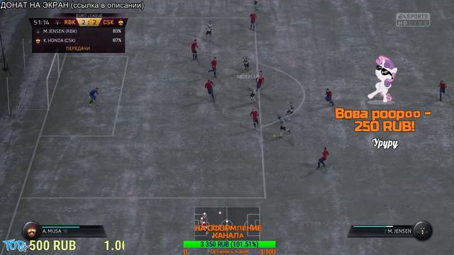 Прохождение FIFA 16 карьера за ЦСКА #36 СТРИМ смотреть онлайн