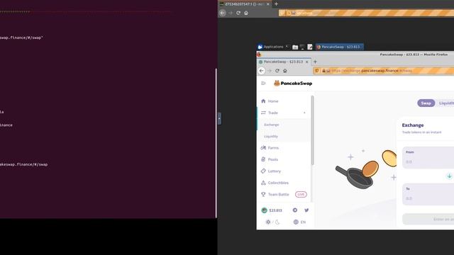 Automatización Metamask Trading Pancakeswap en contenedor docker con selenium смотреть онлайн