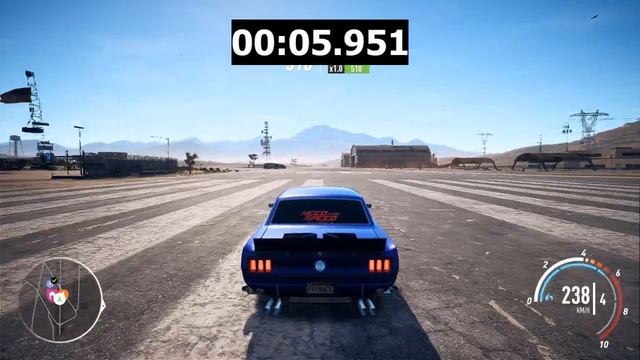 NFS Payback - Ford Mustang (RACE CAR vs DRAG CAR) - WHICH IS FASTEST !!! смотреть онлайн