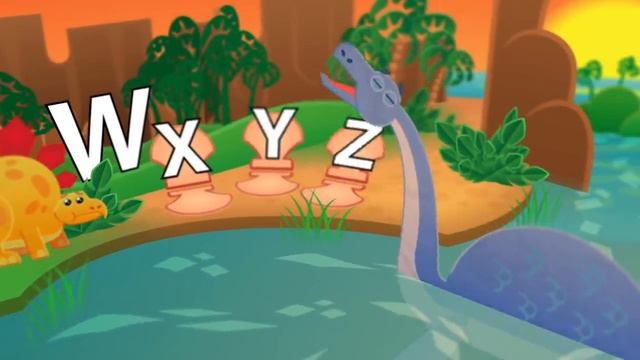 Dinosaur Alphabet Song - Kids learn the ABCs with T-Rex смотреть онлайн