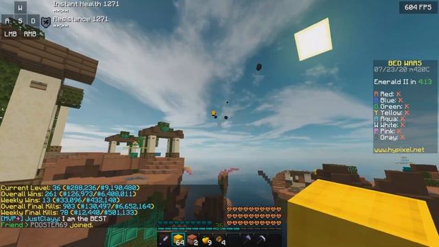 BEST Minecraft FPS BOOSTING Client For 1.8.9 / 1.16.5 / 1.17 (Solo Hypixel Bedwars) [Lunar Client] смотреть онлайн