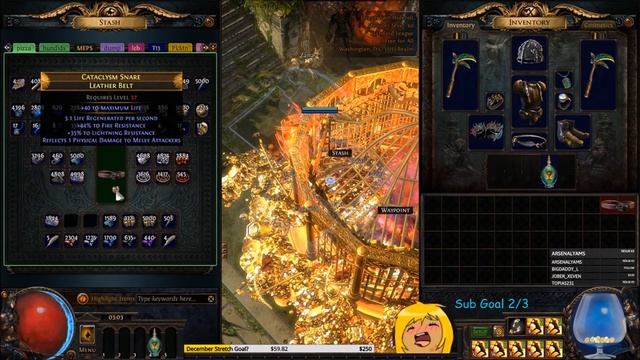~500 Exalts Crafting New Tier 1's Mirror Item From Scratch! (Death Bind AA Leather Belt) | Demi LIV смотреть онлайн