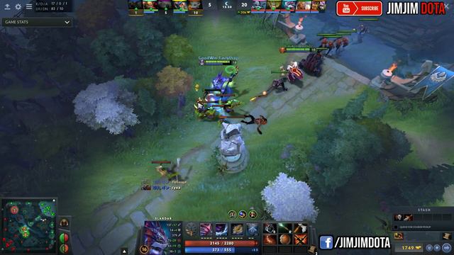 WTF JUST HAPPENED..!! 24 Min 40 Kills Slardar Unstoppable By Goodwin 7.22f | Dota 2