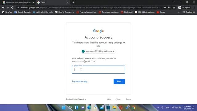 How to Recover Gmail Password | Gmail Account Recovery – 2023 смотреть онлайн