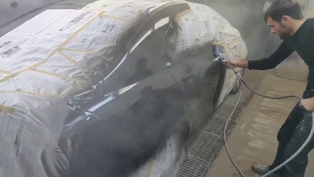 Черная Покраска джили эмгранд (4) смотреть онлайн