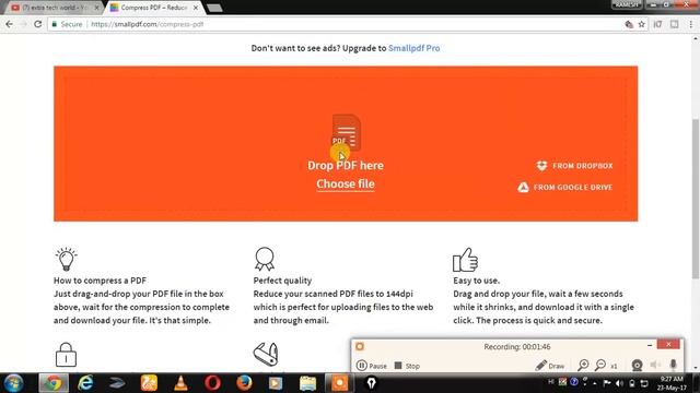 पीडीएफ का साइज़ छोटा कैसे करें | reduce PDF file size in 10 sec | EXTRA TECH WORLD | смотреть онлайн
