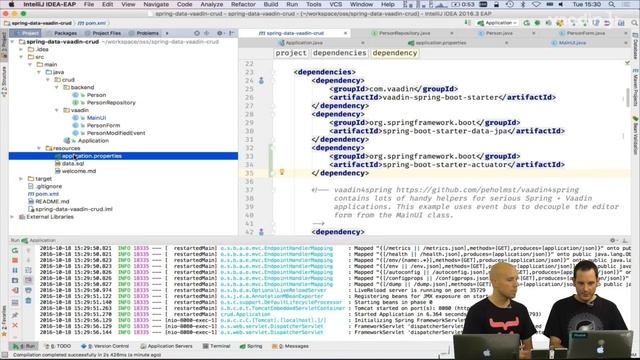 Webinar: Java web apps with Spring and Vaadin смотреть онлайн