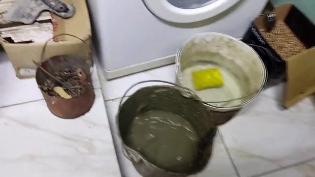 Кладу б/у совковую плитку с помощью спичек. смотреть онлайн