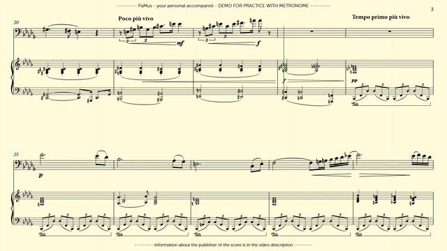J. Ed. Barat: Andante et Allegro for trombone and piano, accompaniment 442Hz смотреть онлайн