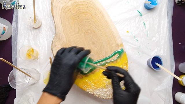 Море эпоксидной смолой | Спилы дерева ИДЕИ | ResinArt